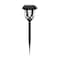 Flash Furniture Hess Black Tulip Design LED Solar Lights Weather Resistant Outdoor Solar Powered Lights, 8PK DN-SL114-8-BK-GG - alternate 8